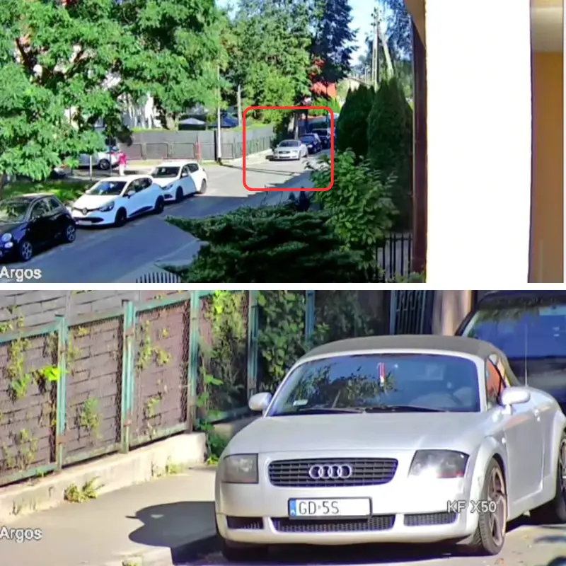 Kamera zewnętrzna z 50x zoom hybrydowy Lemon Argos